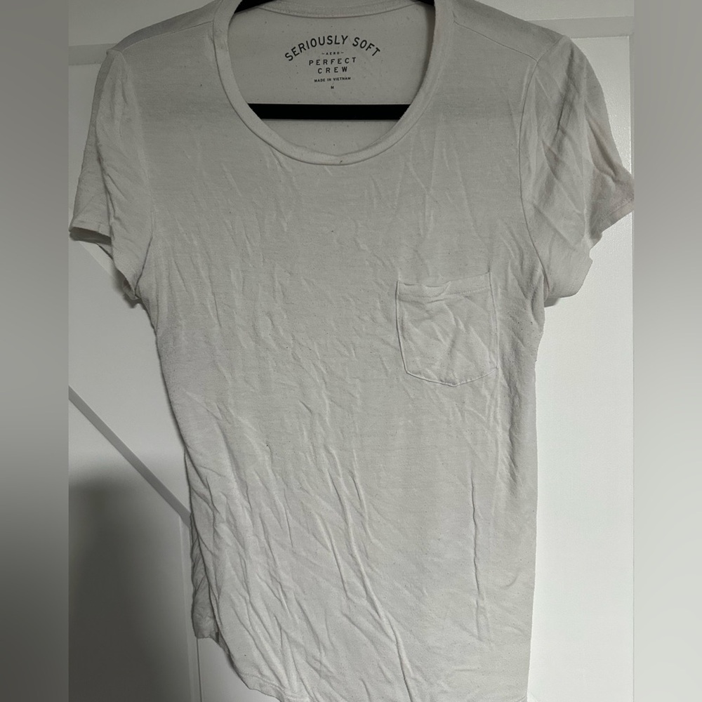 Aeropostale Seriously Soft White Tee